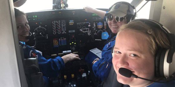Hurricane Hunter Kristie Twining, Rebecca Waddington Lindsey Norman
